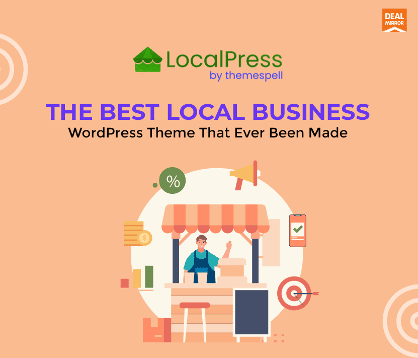LocalPress Best Local Business WordPress Theme Lifetime Subscription Deal