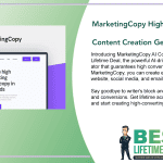 MarketingCopy High Converting AI Content Creation Generator Lifetime Deal Featured Image