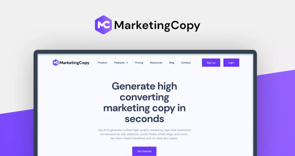 MarketingCopy High Converting AI Content Creation Generator Lifetime Deal