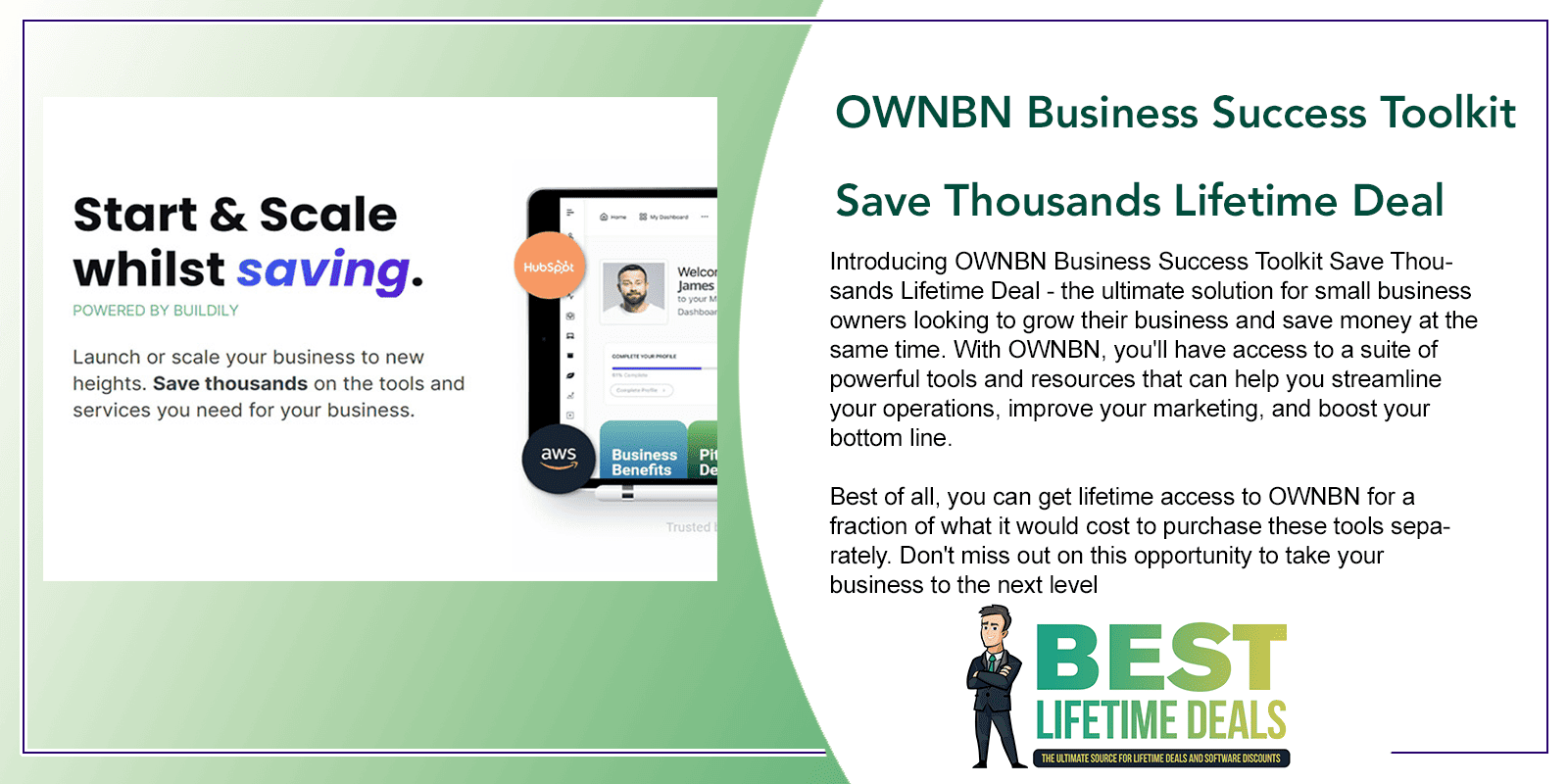 OWNBN Business Success Toolkit Save Thousands Lifetime Deal Featured Image