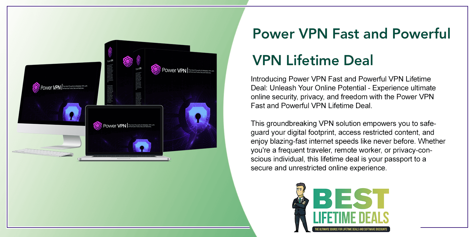 Power VPN Fast and Powerful VPN Lifetime Deal Featured Image