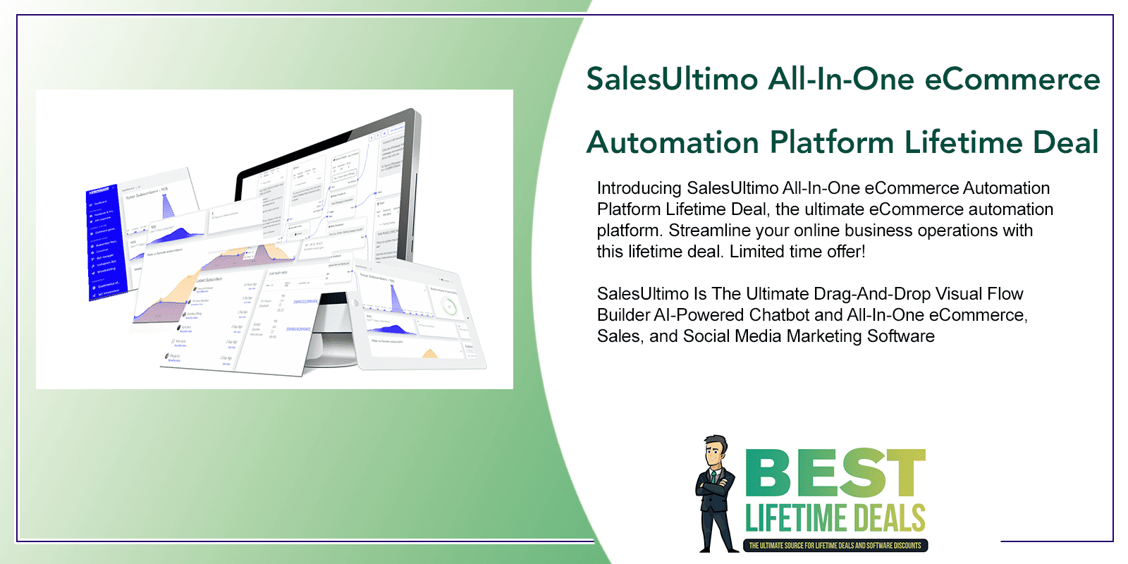SalesUltimo All In One eCommerce Automation Platform Lifetime Deal Featured Image