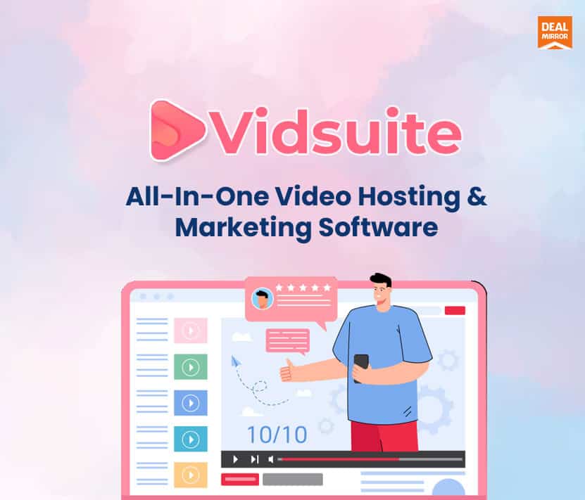 VidSuite Video Marketing and Hosting Software 100 GB Lifetime Deal