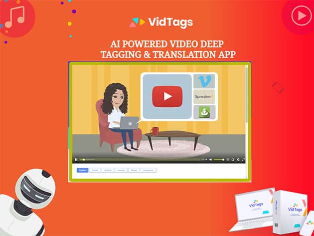 VidTags AI Transcribe and Translate Video Hosting Platform Lifetime Deal