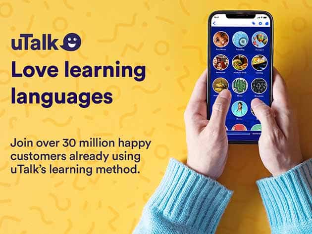 uTalk Language Learning App 150 Languages Lifetime Deal