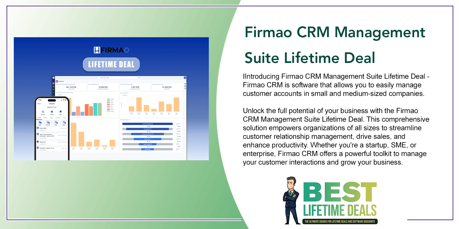 Firmao CRM Management Suite Lifetime Deal Featured Image