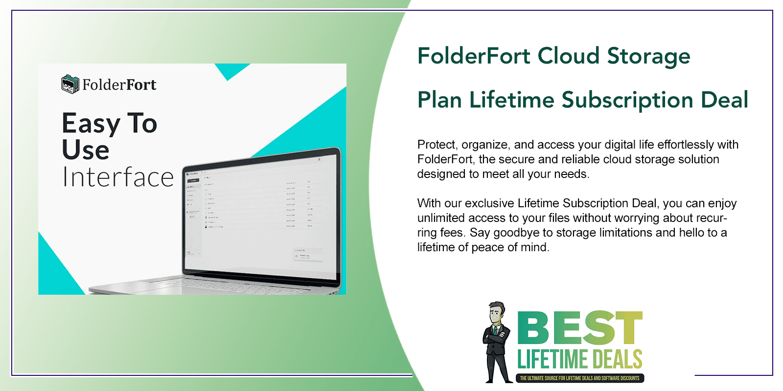 FolderFort Cloud Storage Plan Lifetime Subscription Deal Featured Image