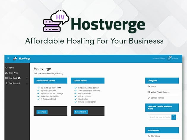 HostVerge Web Hosting 1