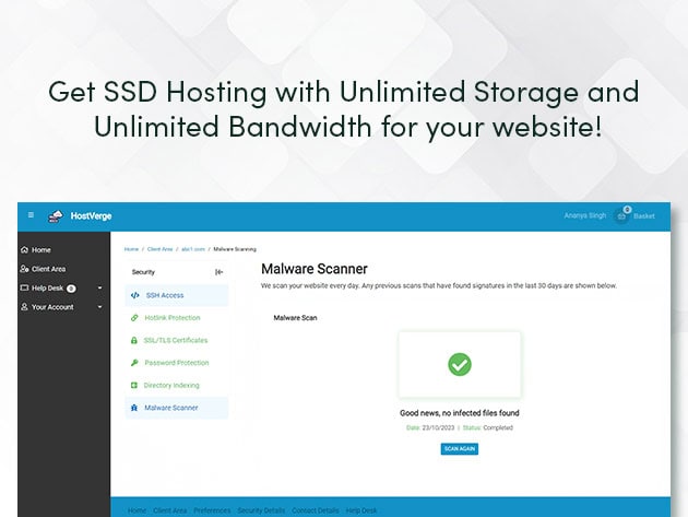 HostVerge Web Hosting 2