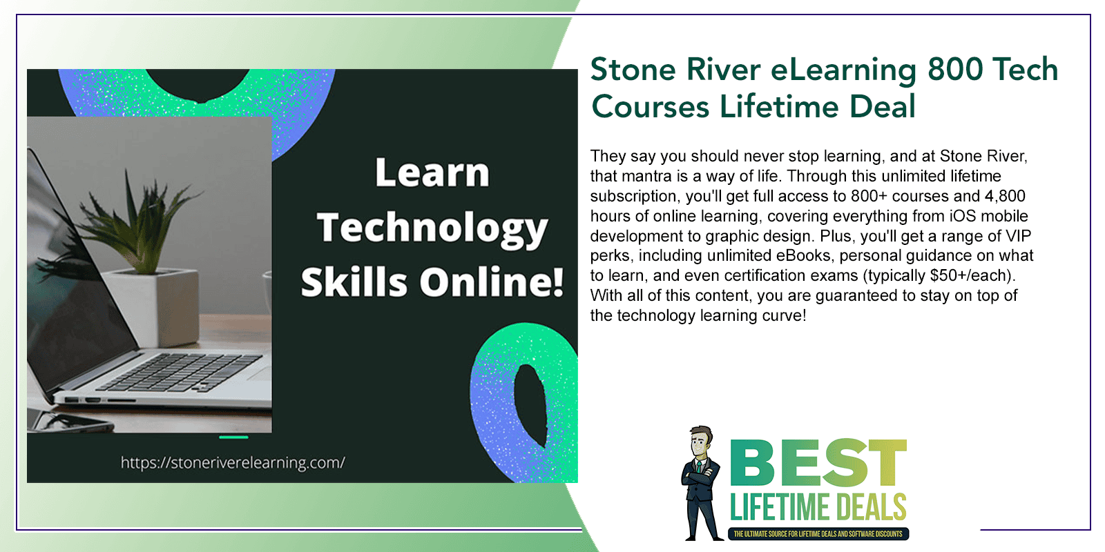 Stone River eLearning 800 Tech Courses Lifetime Deal