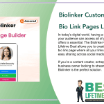 Biolinker Customised Bio Link Pages Lifetime Deal Featured Image