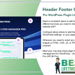 Header Footer Code Manager WordPress Plugin Lifetime Deal