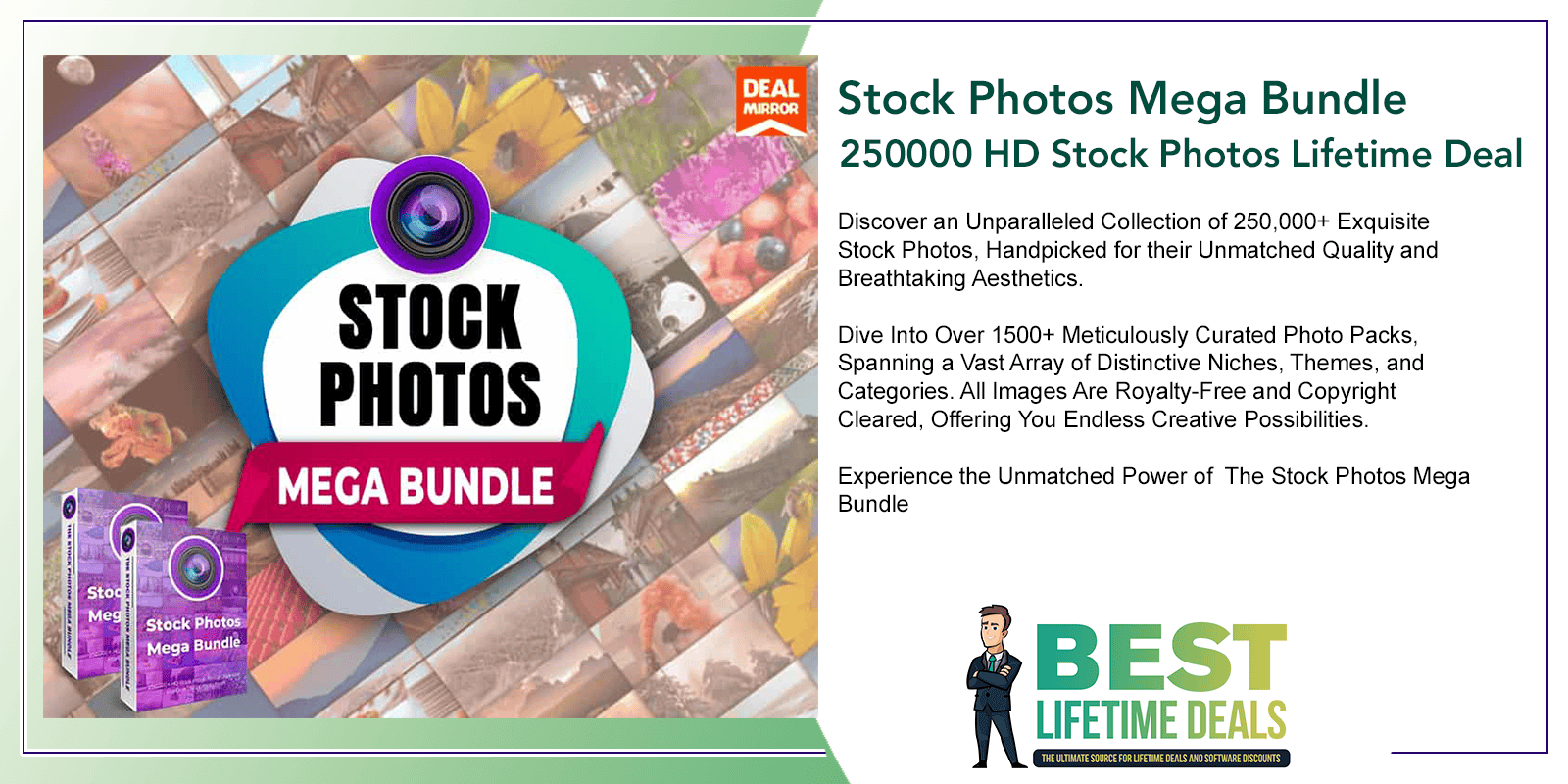 Stock Photos Mega Bundle 250000 HD Stock Photos Lifetime Deal