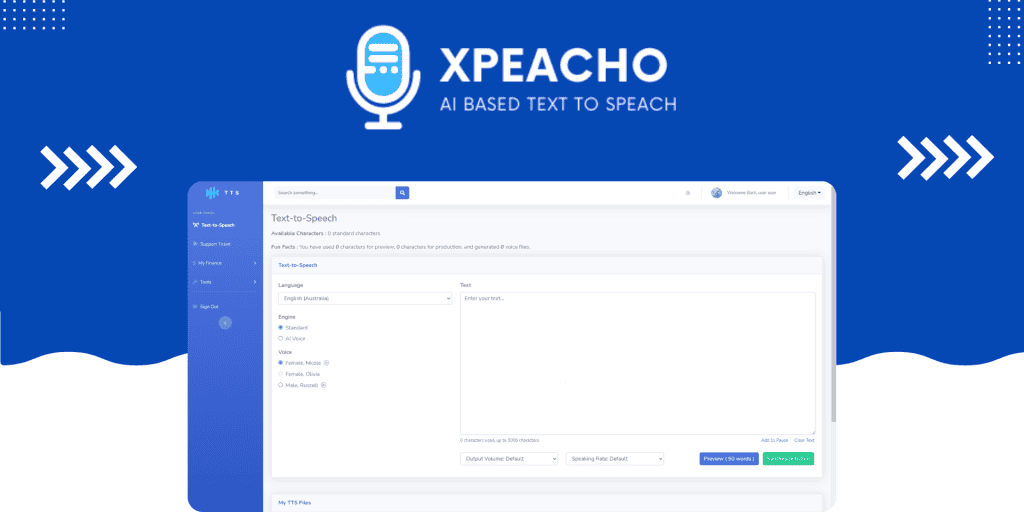 Xpeacho Text To Speech Tool 880 Human Sounding Voiceovers