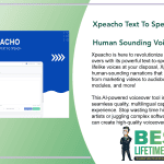 Xpeacho Text To Speech Tool 880 Human Sounding Voiceovers Lifetime Deal Featured Image