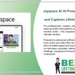 Joyspace AI AI-Powered Transcription and Captions Lifetime Deal