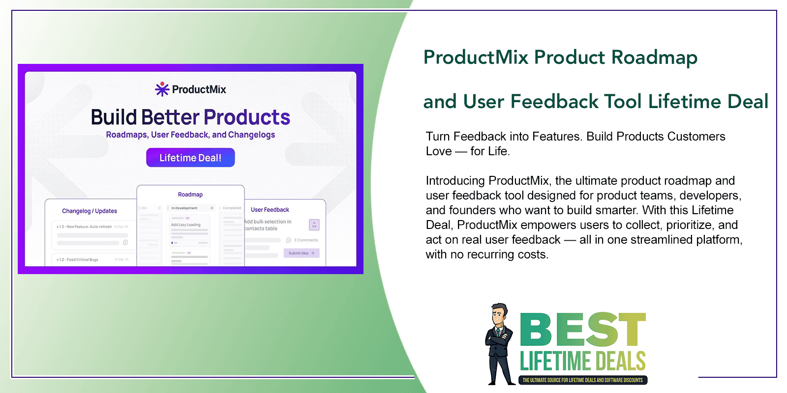 ProductMix Product Roadmap and User Feedback Tool Featured Image