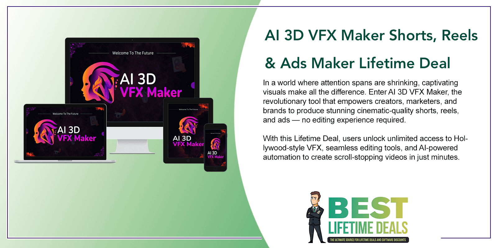 AI 3D VFX Maker Shorts, Reels and Ads Maker Featured Image