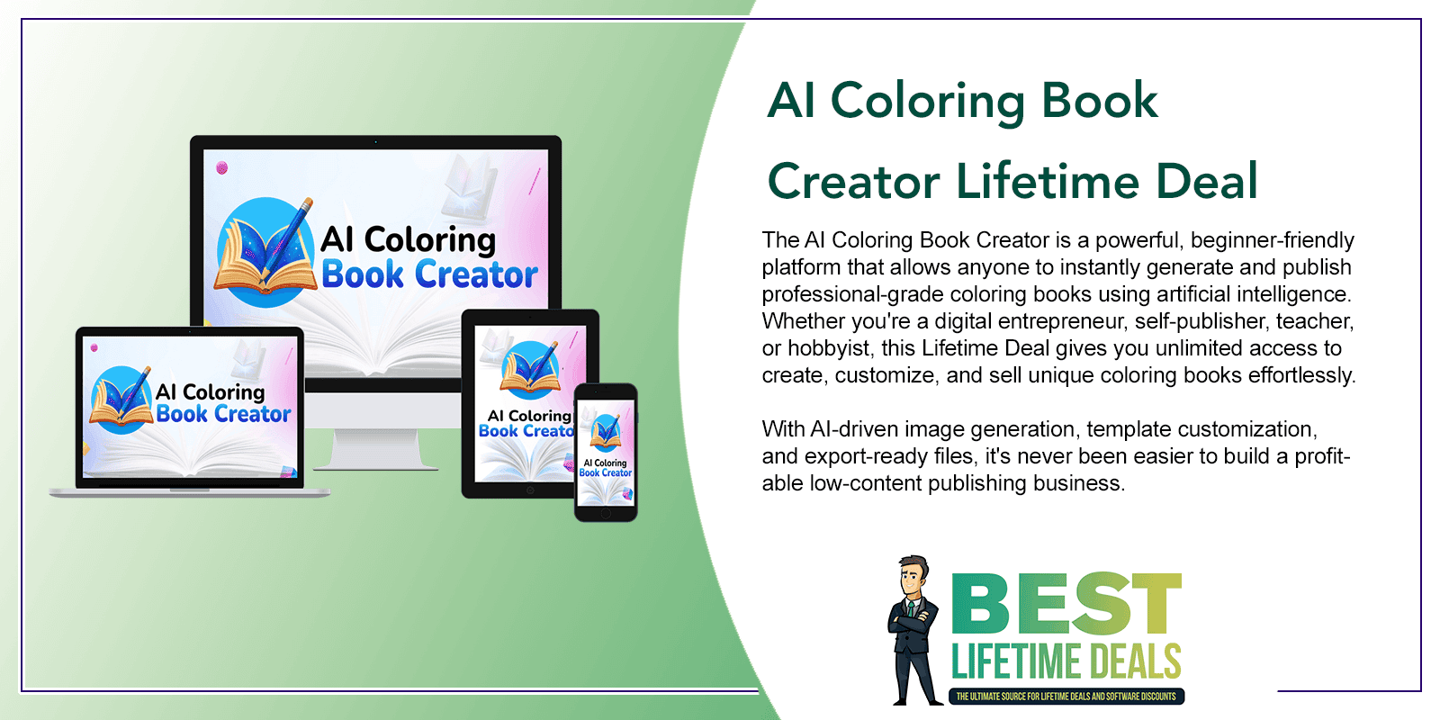 AI Coloring Book Creator Lifetime Deal Featured Image