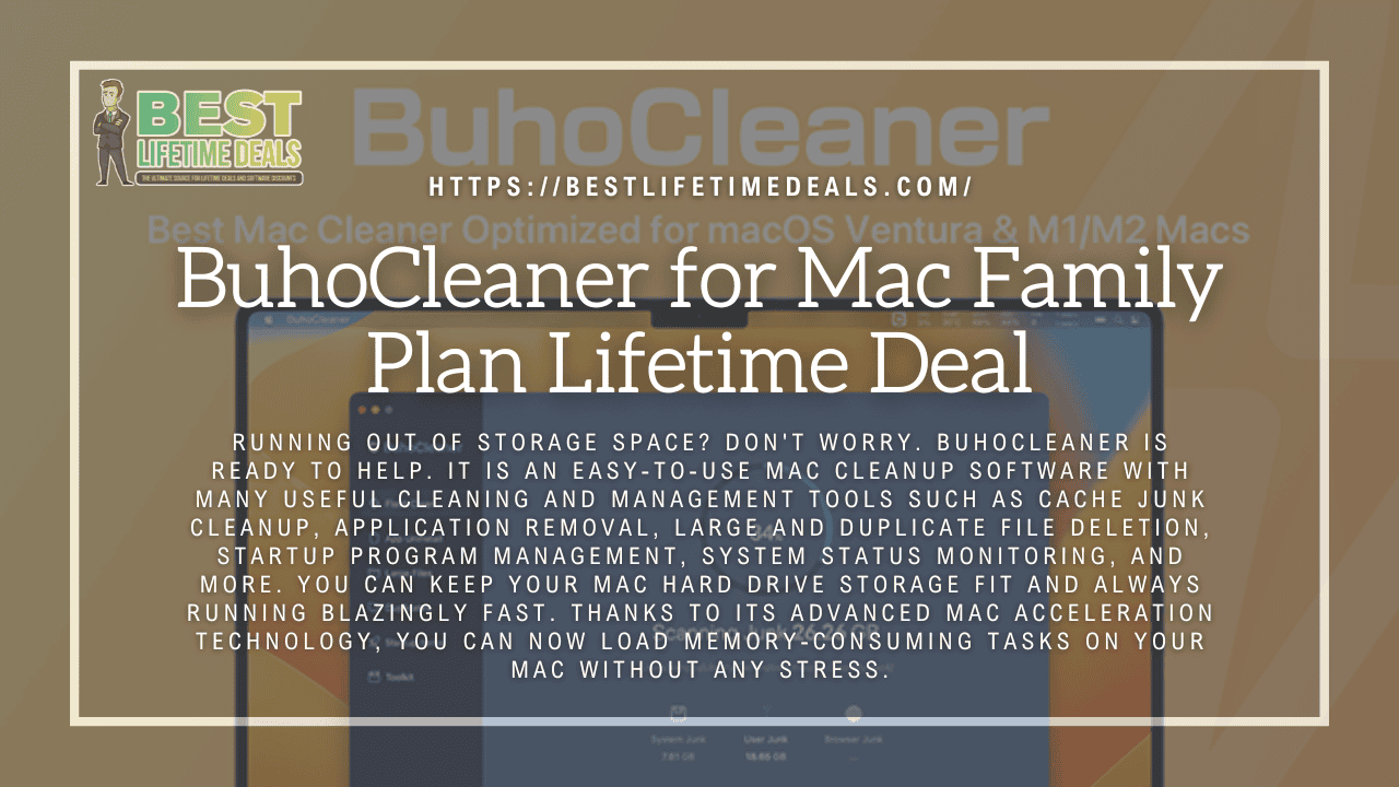 BuhoCleaner for Mac Family Plan Lifetime Deal