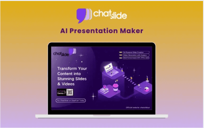 ChatSlide AI Presentation Maker Slides and Videos Lifetime Deal 1