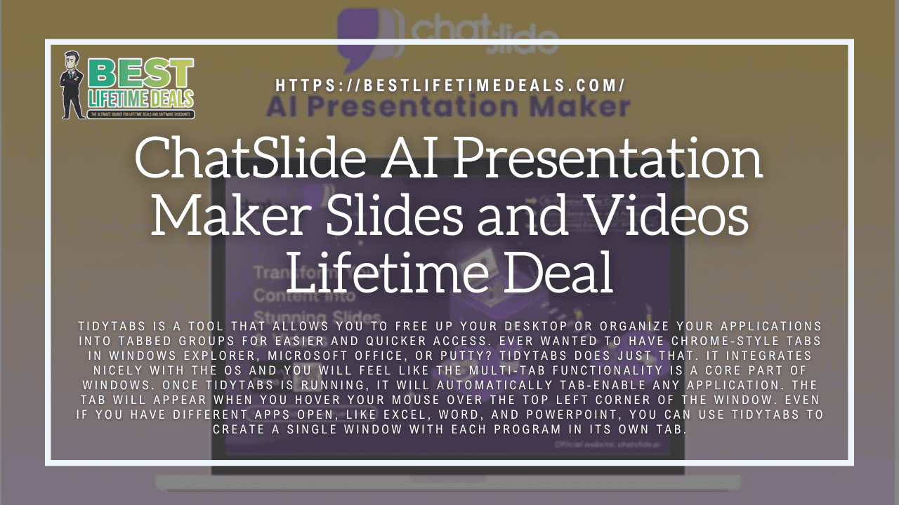 ChatSlide AI Presentation Maker Slides and Videos Lifetime Deal