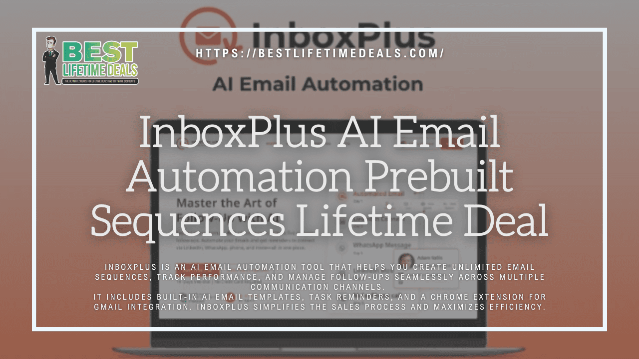 InboxPlus AI Email Automation Prebuilt Sequences Lifetime Deal