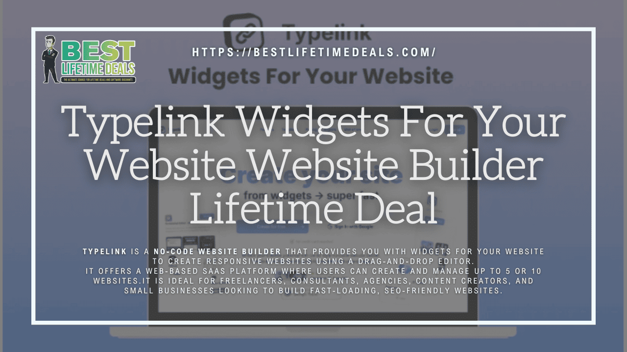 Typelink Widgets For Your Website Website Builder Lifetime Deal