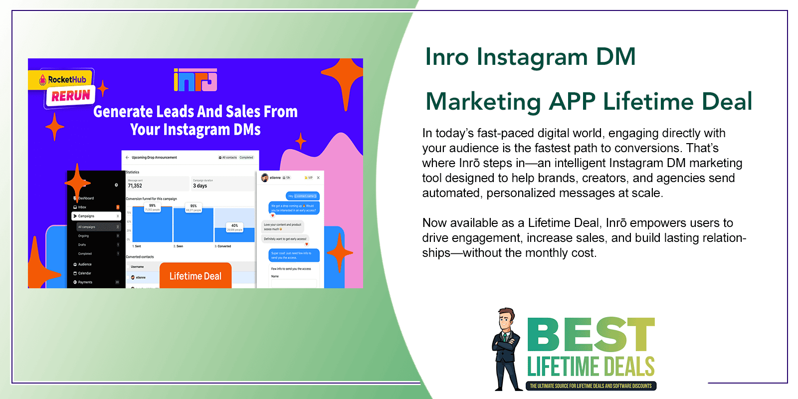 Inrō Instagram DM Marketing APP Featured Image
