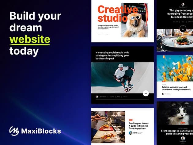 MaxiBlocks No Code Webpage Builder 3