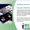 MaxiBlocks No Code Webpage Builder Responsive WordPress Websites Lifetime Deal Featured Image