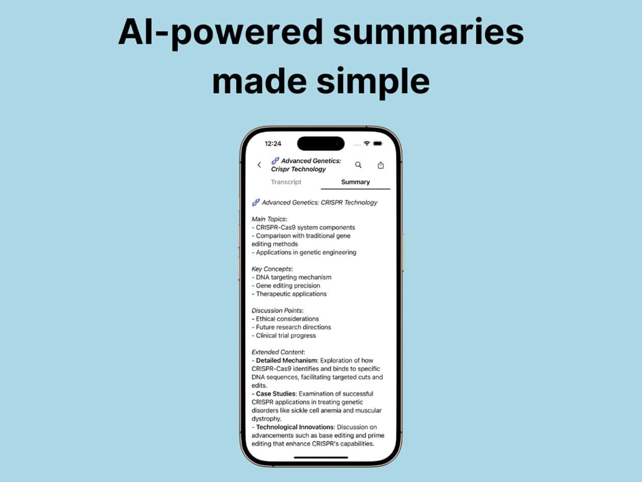 My Notes AI Pro Plan AI Note Transcriber & Summarizer 3