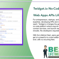 Twidget.io No Code API Builder Build Web Apps APIs Lifetime Deal