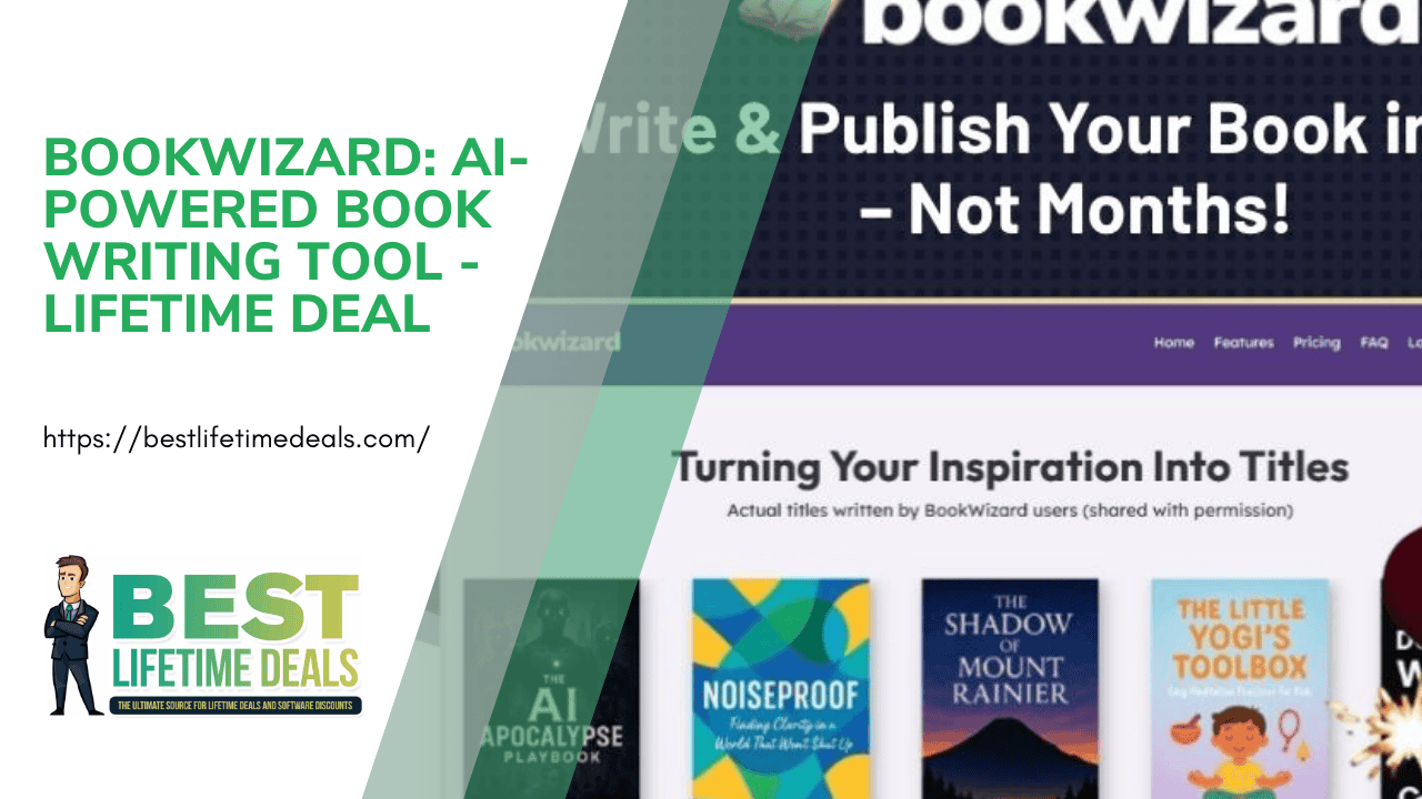 BookWizard AI Powered Book Writing Tool Lifetime Deal