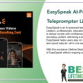 EasySpeak AI Powered Teleprompter Lifetime Deal Featured Image