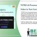TXTRO AI Powered Audio and Video to Text Converter Featured Image