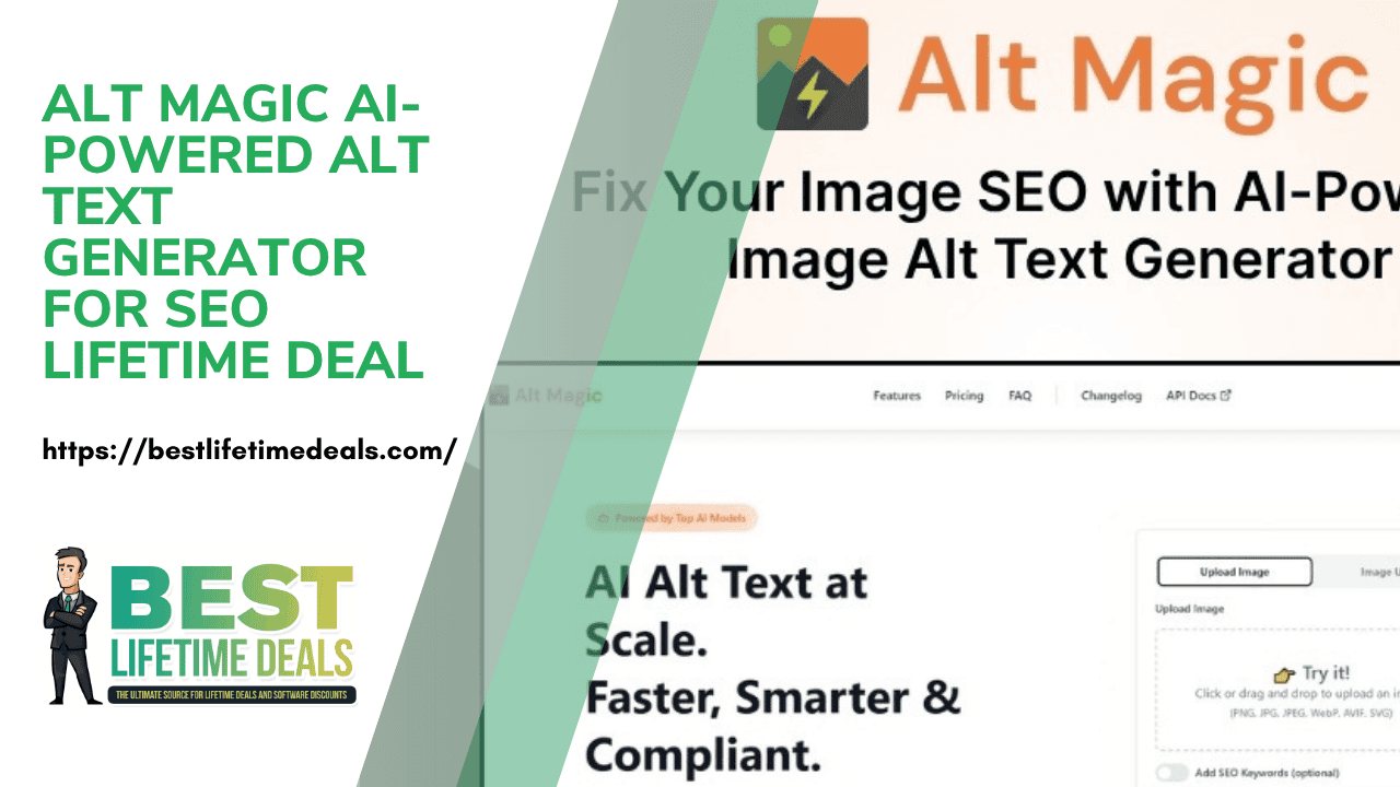 Alt Magic AI Powered Alt Text Generator For SEO Lifetime Deal