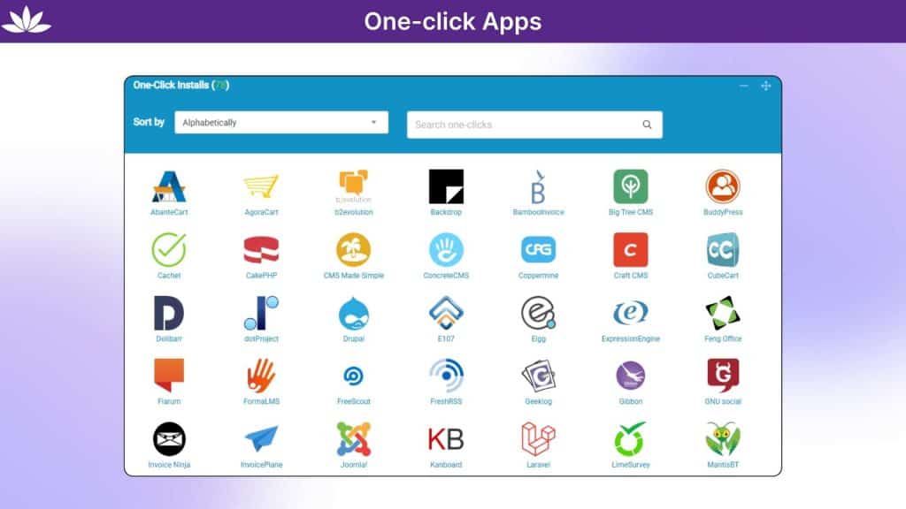 HostNirvana One Click Apps