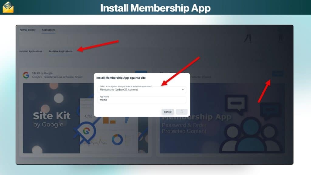 Membroship Install Membership