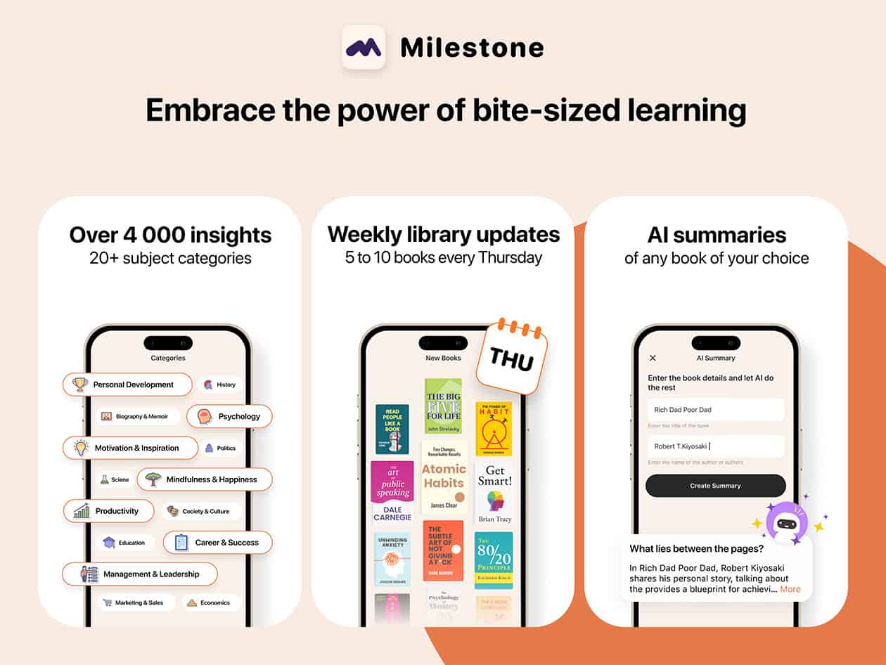 Milestone Book Summaries 2