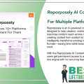 Reporposely AI Content Repurposing For Multiple Platforms Lifetime Deal Featured Image