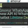 Emovur WhatsApp Business API AI WhatsApp Chatbot Lifetime Deal