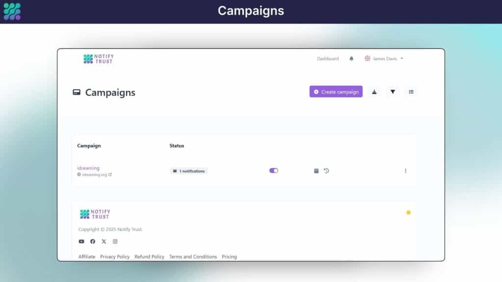 Notify Trust Campaign