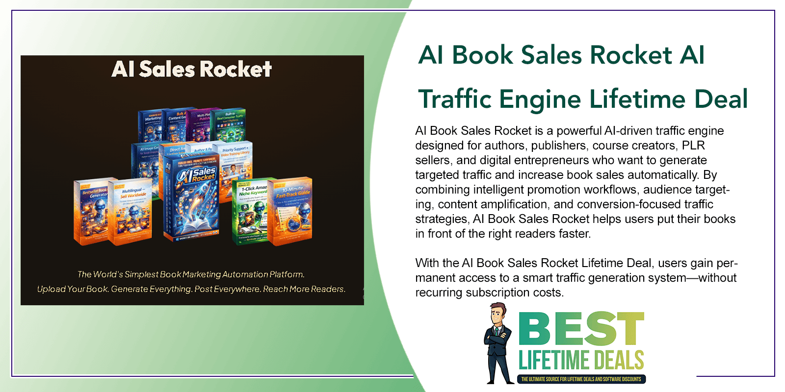 AI Book Sales Rocket AI Traffic Engine Featured Image