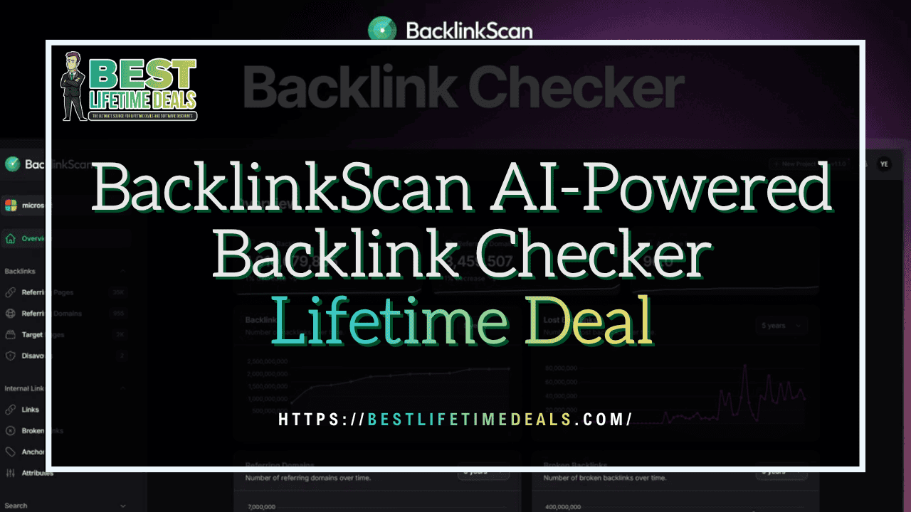 BacklinkScan AI Powered Backlink Checker Lifetime Deal (2)