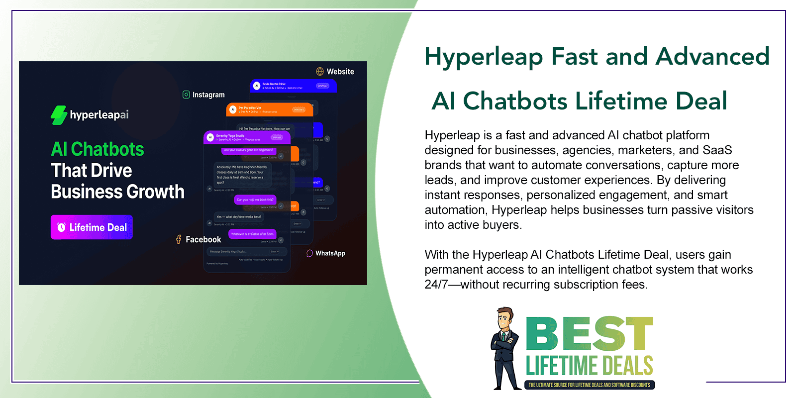 Hyperleap Fast and Advanced AI Chatbots Lifetime Deal Featured Image