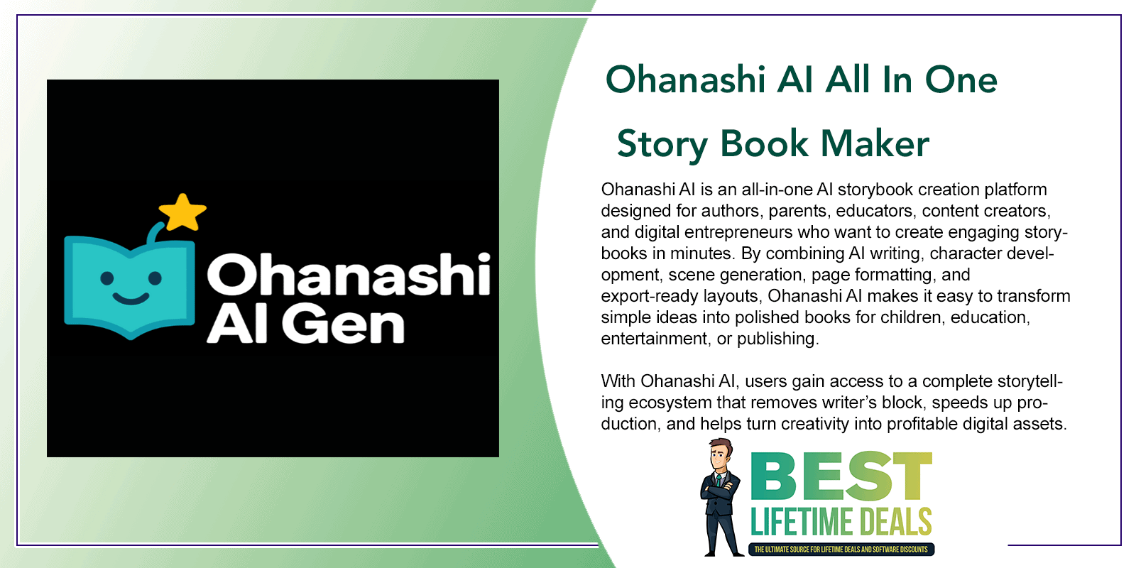 Ohanashi AI All In One Story Book Maker Featured Image
