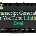 Transcript Generator for YouTube Lifetime Deal (2)