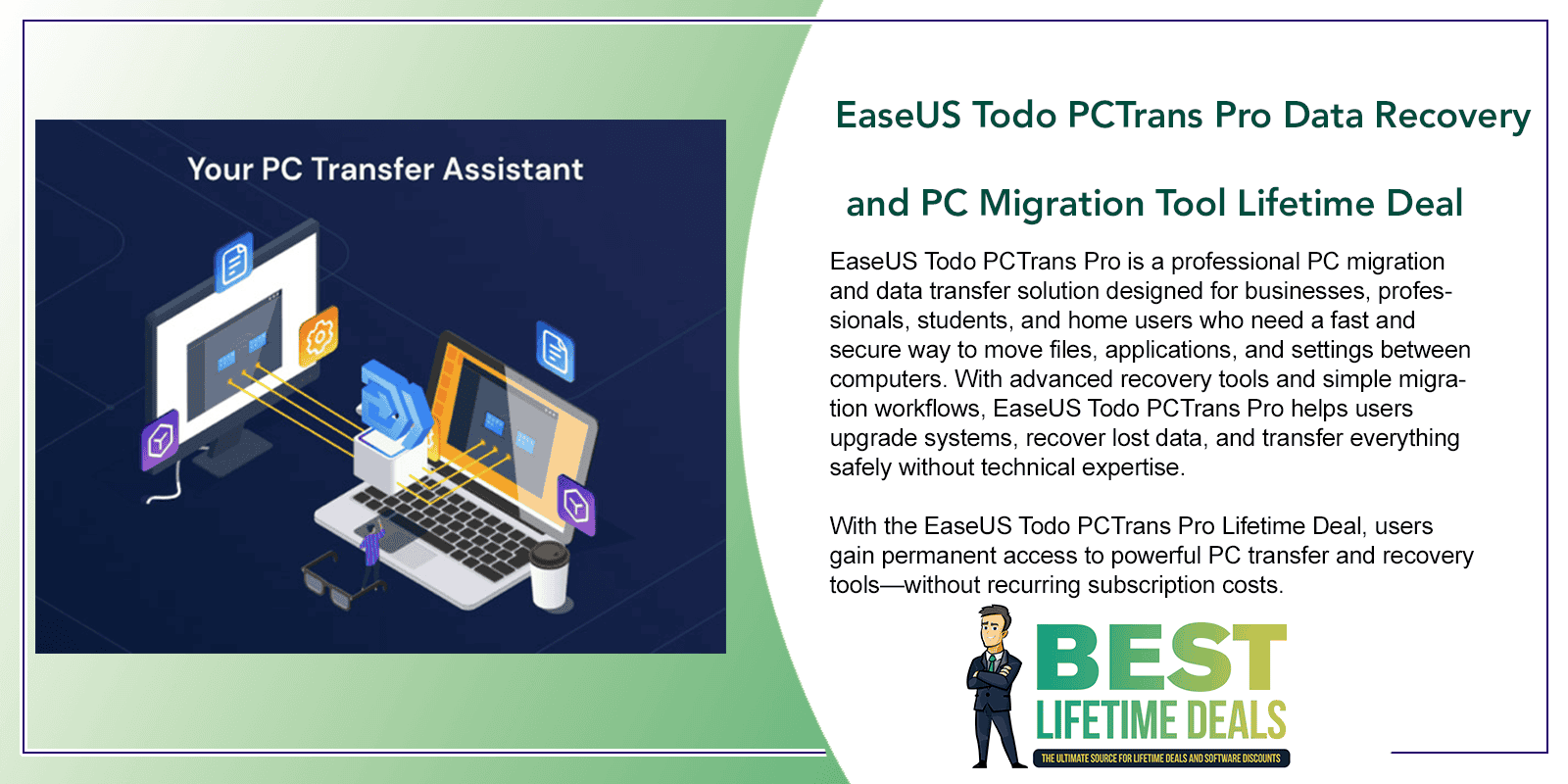 EaseUS Todo PCTrans Pro Data Recovery and PC Migration Tool Featured Image