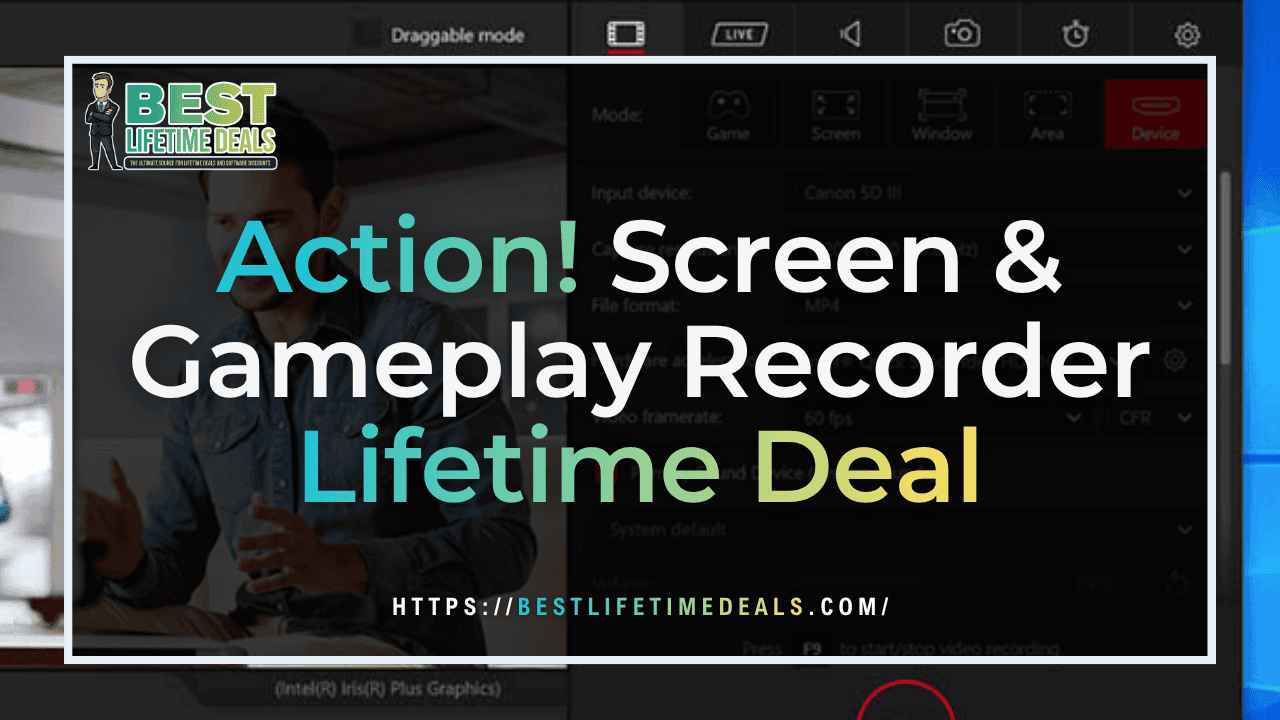 Action! Screen & Gameplay Recorder Lifetime Deal